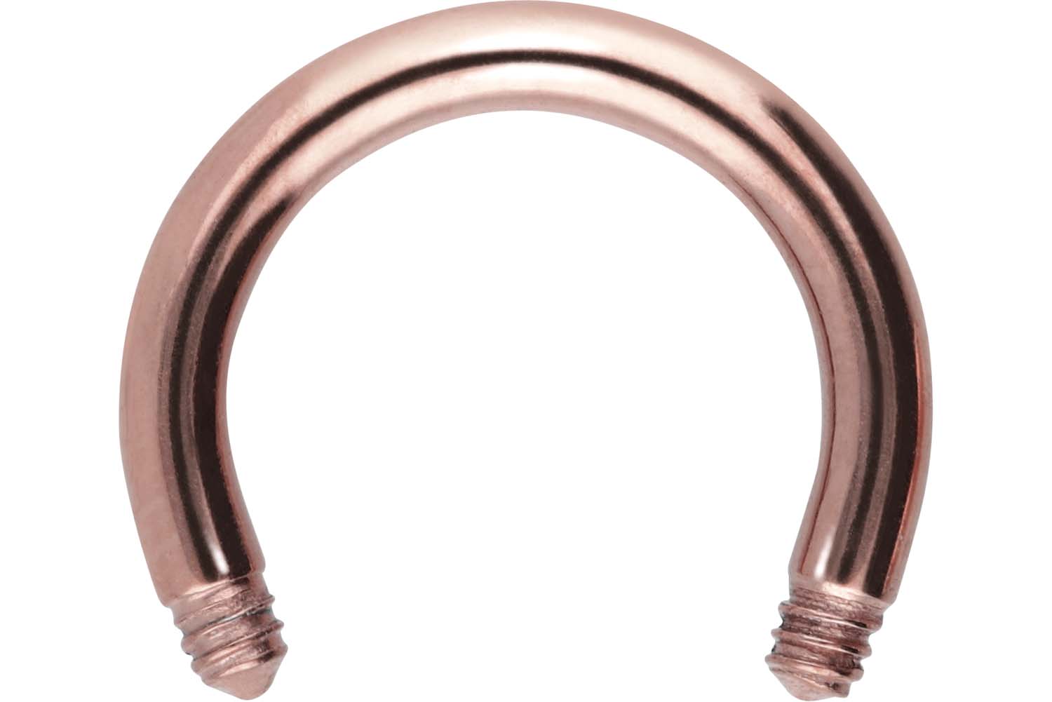 Chirurgenstahl Hufeisenring Piercing ohne Kugeln